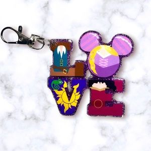 2.5 inch Disney Tangled Rapunzel keychain